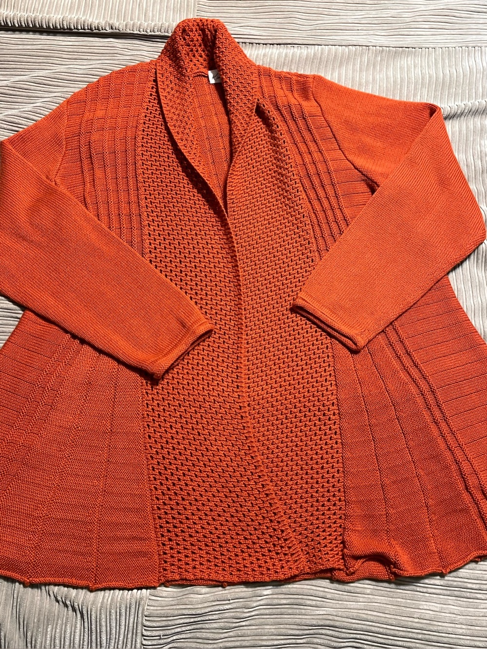 Kim Rogers Open-Front Knit Cardigan - Picture 6 of 7